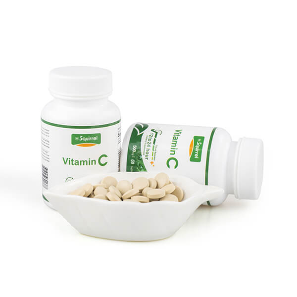 Vitamina C 500 mg 60 tabletas tabletas de liberación controlada para blanquear la piel