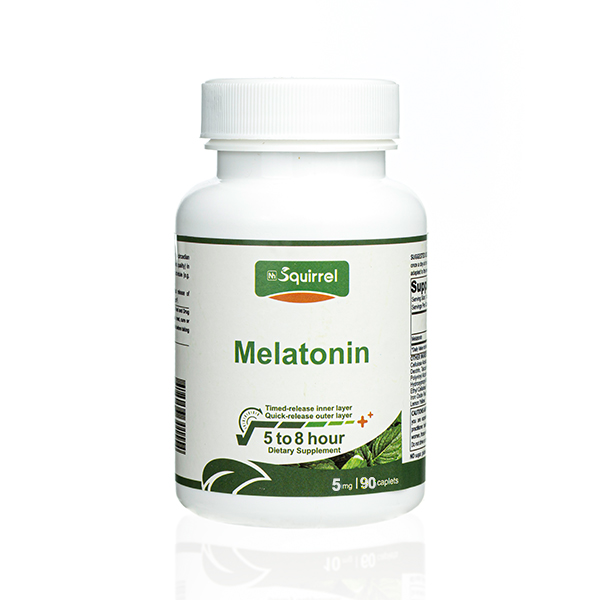 Tableta de liberación prolongada de melatonina 5 mg 90 tabletas con etiqueta privada