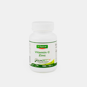Vitamina C 1500 mg y zinc 15 mg 180 tabletas tableta de liberación programada con marca privada